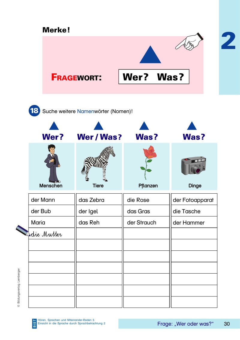 Deutsch Lernprogramm 1 - SchülerInnenband VS