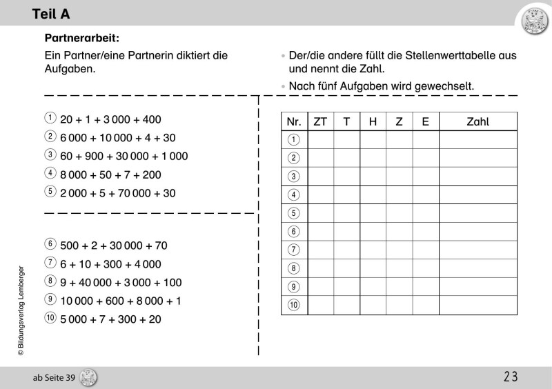 Mathetiger 4 NEU - Schulbuch Tigertrainer - Teil A (für das 1. Semester)