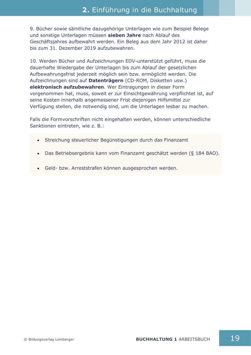 Buchhaltung 1 - Arbeitsbuch mit Lösungen