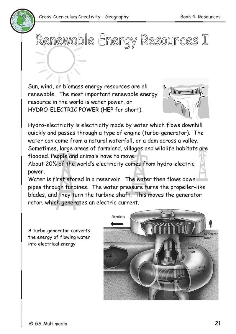 Cross Curriculum Creativity – Geography – Book 4: Resources