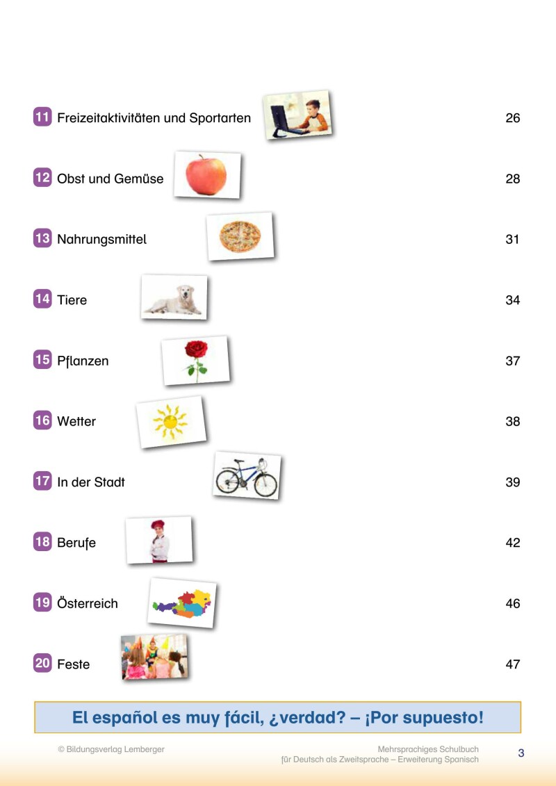 Trutnovskys sprachsensible Lernmaterialien für DaZ – Mehrsprachiges Lehrbuch für Deutsch als Zweitsprache / Erweiterung Spanisch