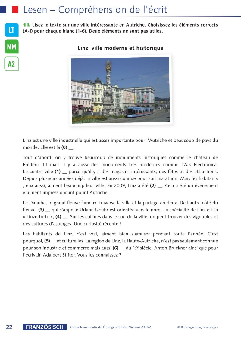 Französisch – Kompetenzorientierte Übungen für die Niveaus A1-A2