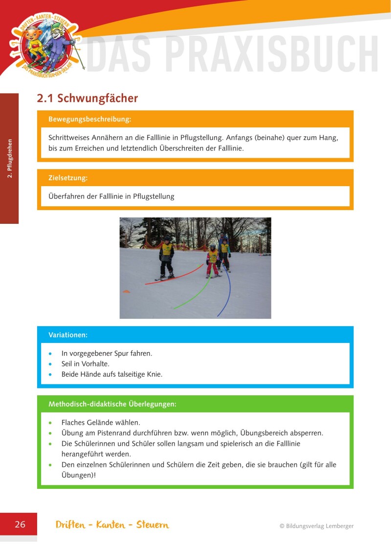 Driften-Kanten-Steuern – Das Praxisbuch für den Skilauf – Version Naturfreunde Jugend