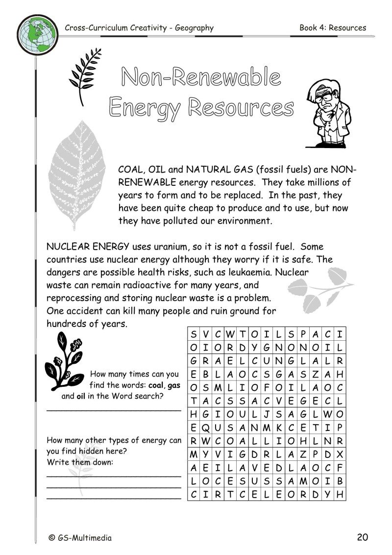 Cross Curriculum Creativity – Geography – Book 4: Resources