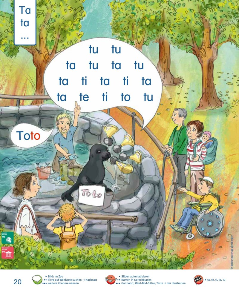 ABC der Tiere 1 – Schulbuch: Lesen in Silben – Silbenfibel LP’23 v1.1