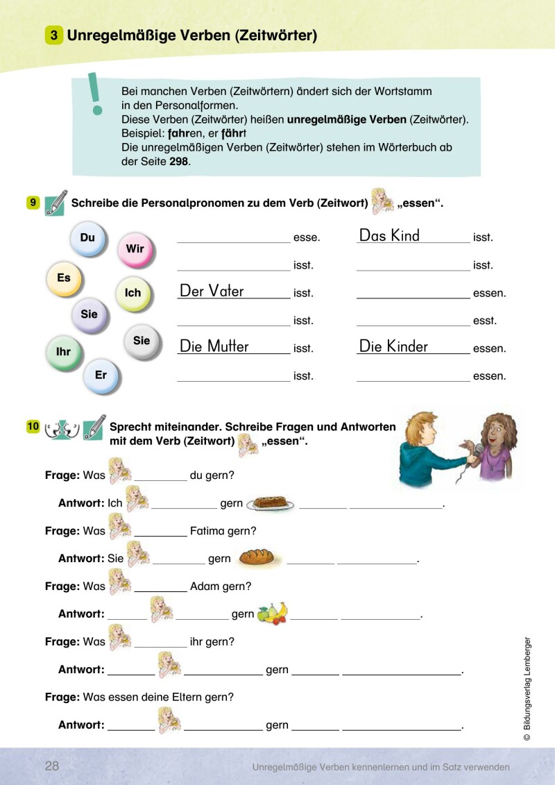 INDIGO - Silben-Themen-Wörterbuch: Arbeitsheft 2 - Grammatik