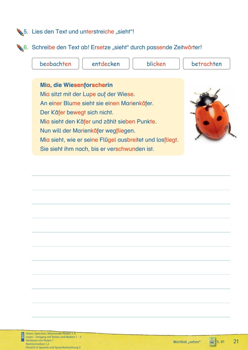 ABC der Tiere 3 - Schulbuch Kompaktausgabe: Spracharbeitsheft B (2. Semester)