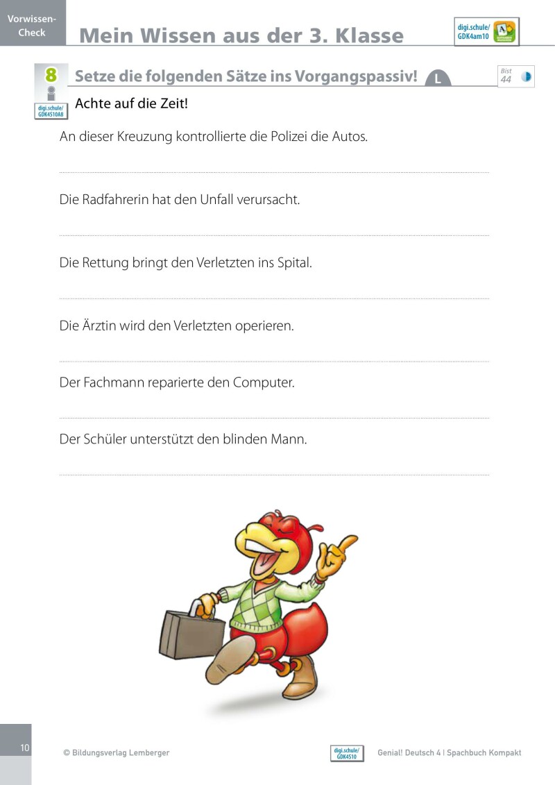 Genial! Deutsch 4 – Sprachbuch Kompakt IKT_Version 1.2: Schulbuch mit E-Book für das Leistungsniveau ”Standard”