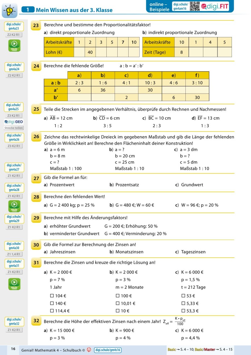 Genial! Mathematik 4 – Schulbuch IKT LP‘23 v.1.1