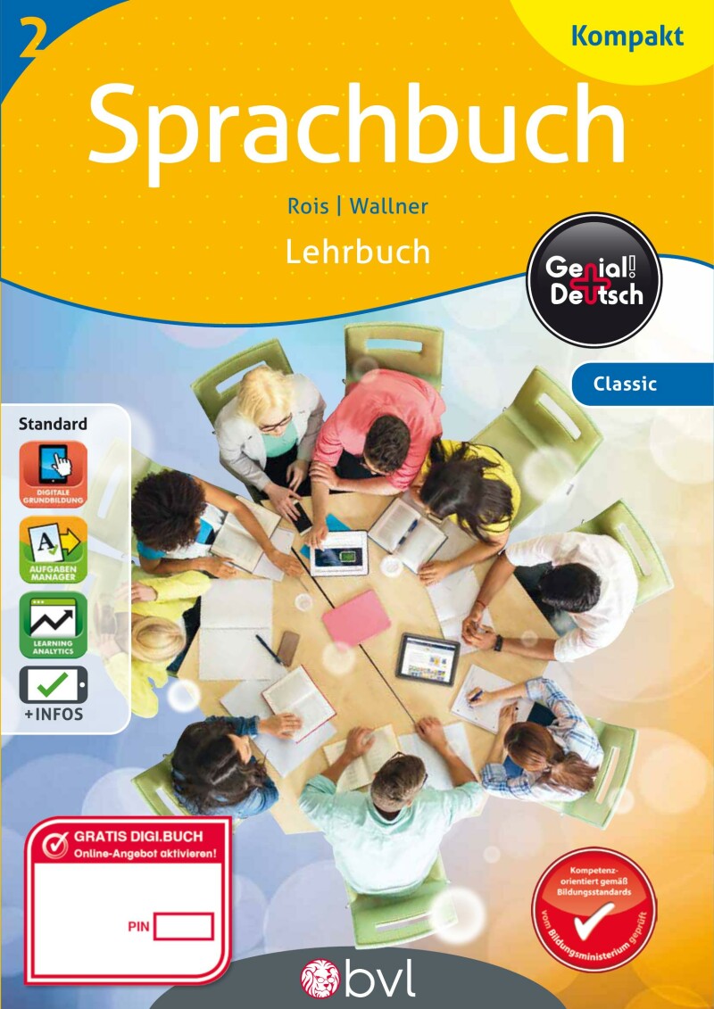 Genial! Deutsch 2 – Sprachbuch Kompakt IKT_Version 1.2: Schulbuch für das Leistungsniveau ”Standard”