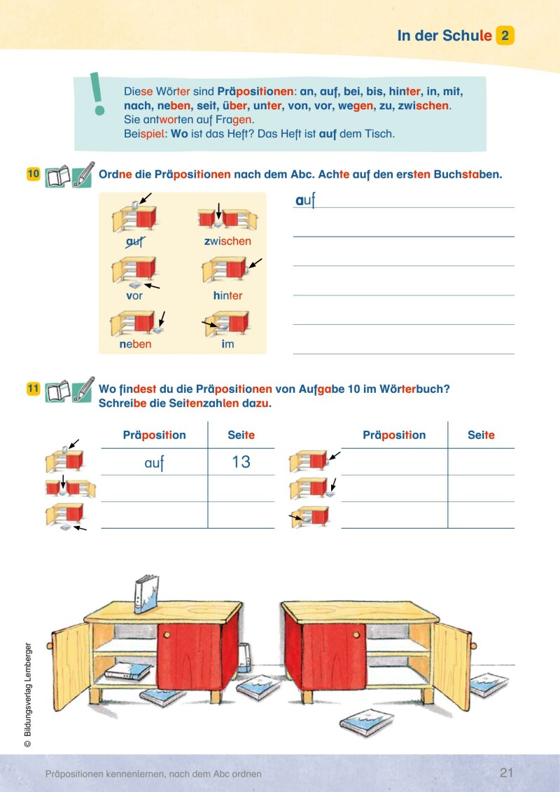 INDIGO - Silben-Themen-Wörterbuch: Arbeitsheft 1 - Deutsch als Zweitsprache