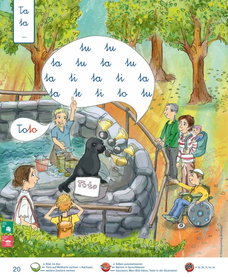 ABC der Tiere 1 – Schulbuch: Lesen in Silben – Silbenfibel Schreibschrift LP‘23 v1.1