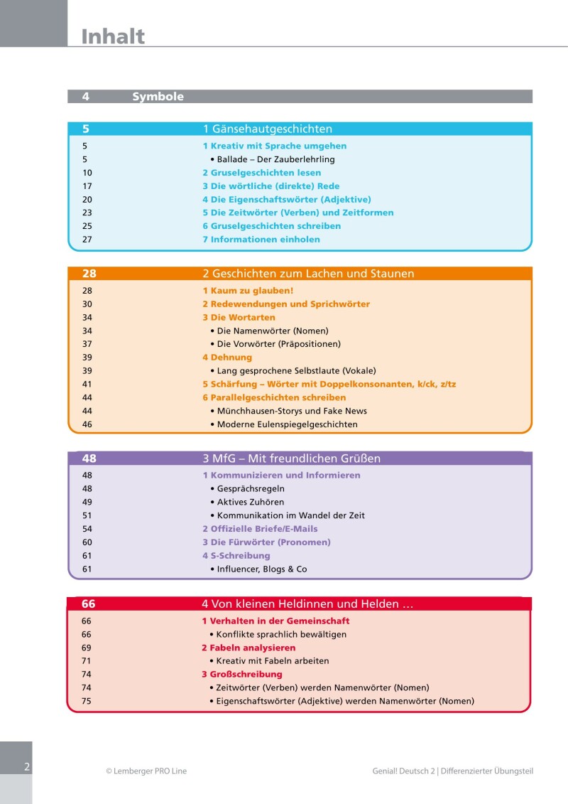 Genial! Deutsch 2 – Sprachbuch IKT LP’23 v.1.2 / Differenzierter Übungsteil PLUS Lizenz