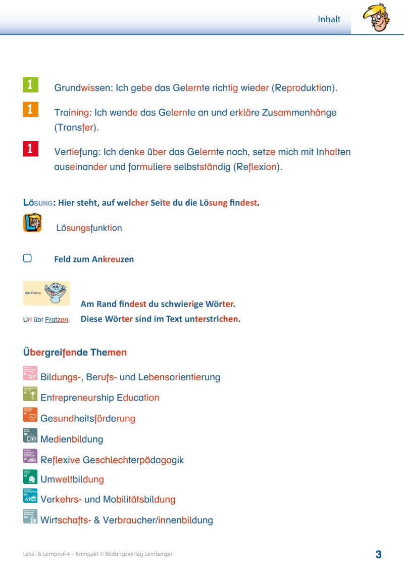 Lese- und Lernprofi 4 KOMPAKT LP’23 v1.1 / Schulbuch – silbierte Ausgabe