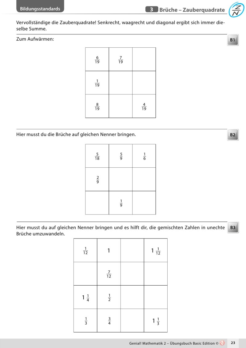 Genial! Mathematik 2 IKT – Übungsteil Basic Edition v3.2