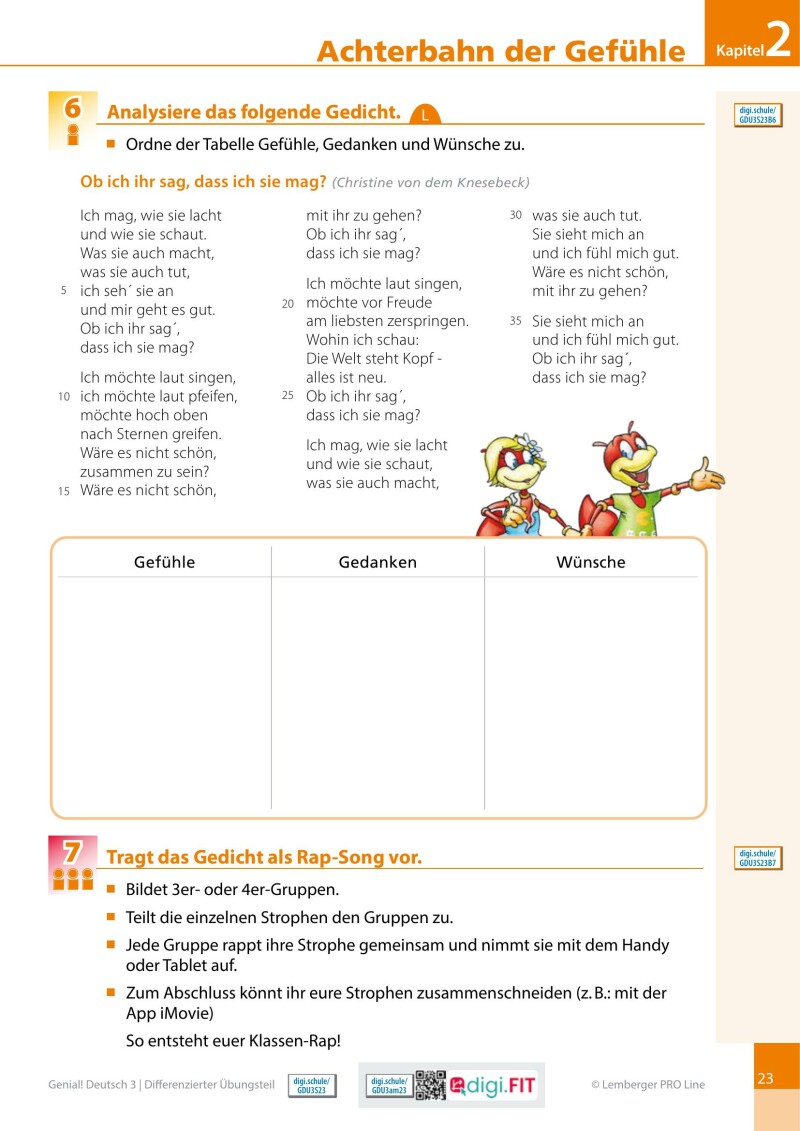 Genial! Deutsch 3 – Sprachbuch IKT LP’23 v.1.1 / Differenzierter Übungsteil