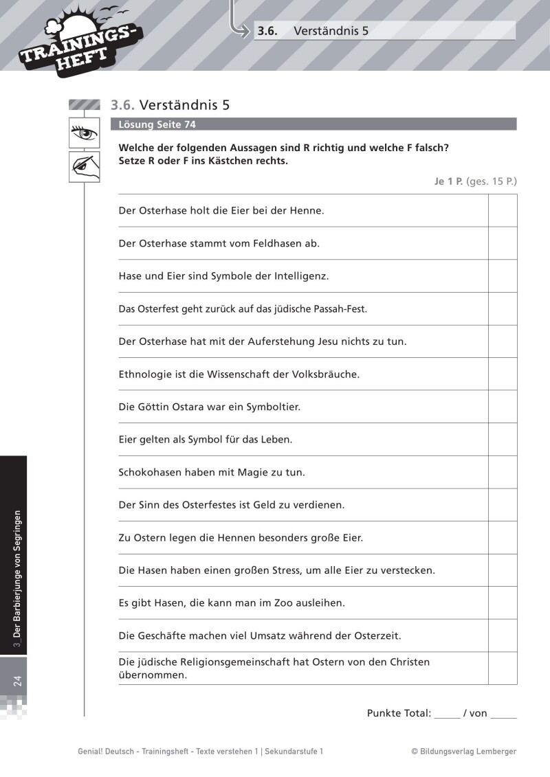Genial! Deutsch – Trainingsheft Texte verstehen 2 – Sachtexte und Lernkontrollen – Sek 1