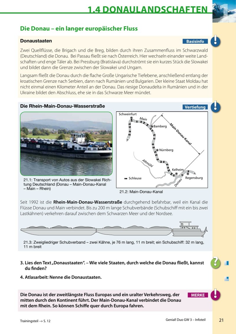 Genial! DUO Geographie/Wirtschaftskunde 3 - Info-Teil