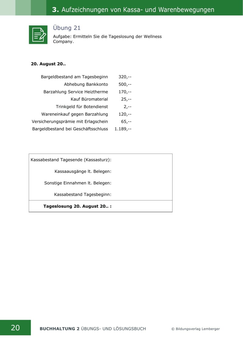 Buchhaltung 2 - Übungsbuch mit Lösungen