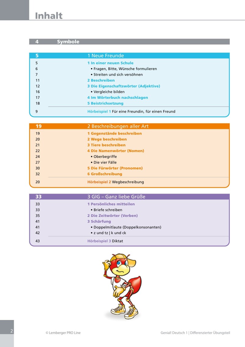 Genial! Deutsch 1 – Sprachbuch IKT LP’23 v.1.2 / Differenzierter Übungsteil mit Gratis E-Book; PLUS-Versionen mit der Vollversion eSquirrel