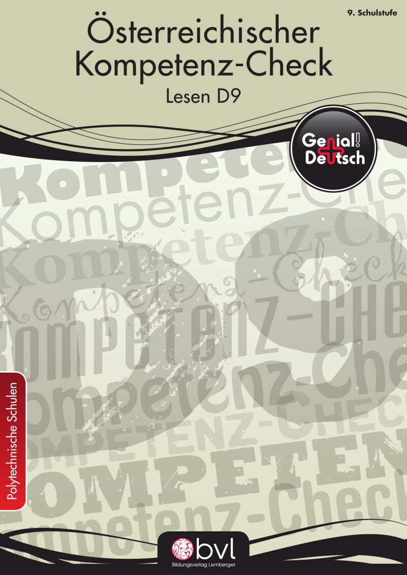 Genial! Deutsch – Evaluation: Österreichischer Kompetenz-Check Lesen D9, PTS