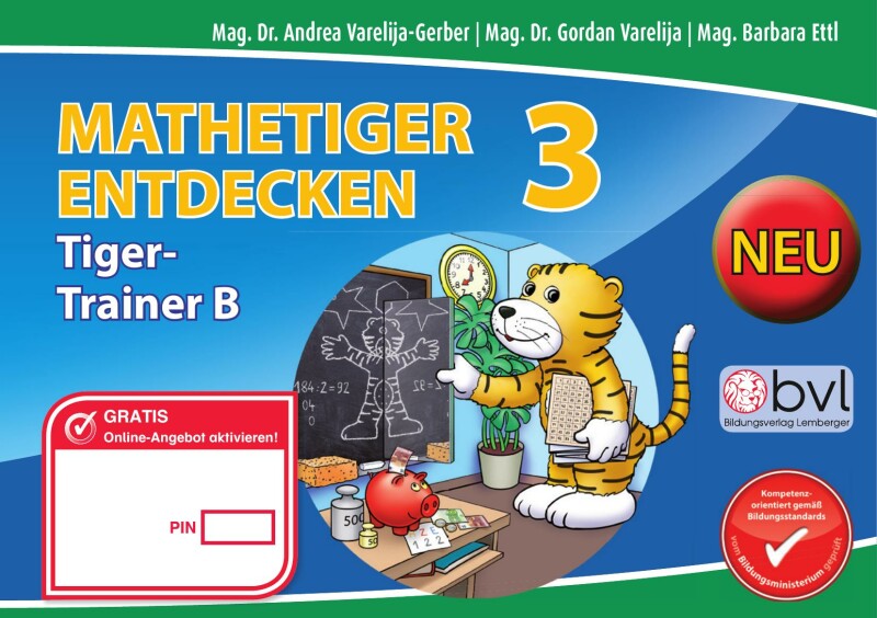 Mathetiger 3 NEU - Schulbuch Tigertrainer - Teil B (für das 2. Semester)