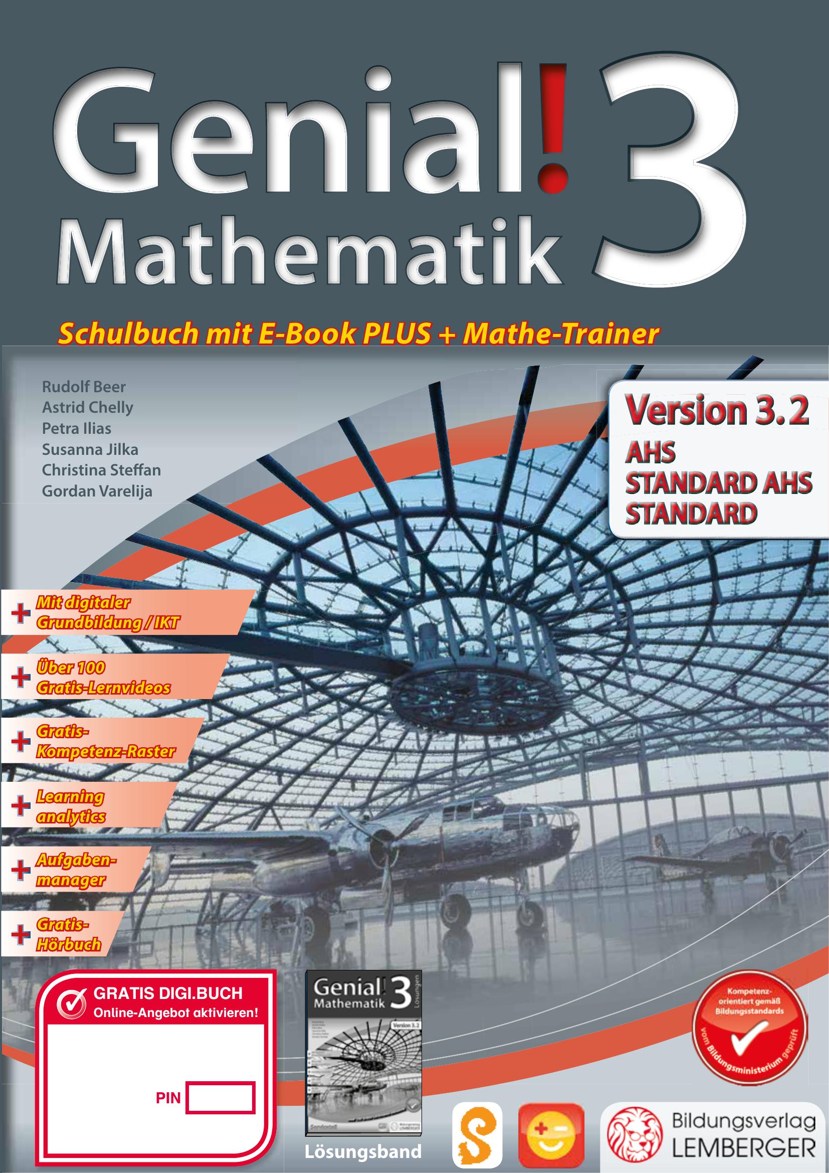Genial! Mathematik 3 - Schulbuch IKT_Version 3.2 PLUS-Lizenz mit Genial! Mathe-Trainer