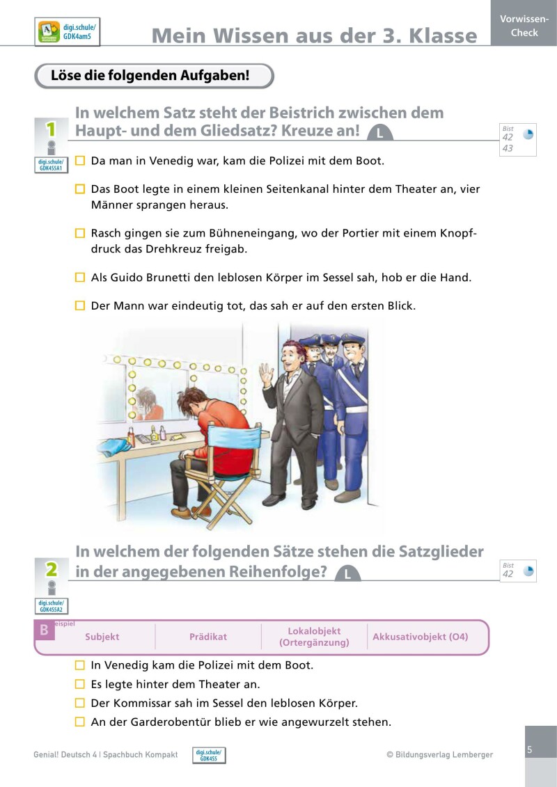 Genial! Deutsch 4 – Sprachbuch Kompakt IKT_Version 1.2: Schulbuch mit E-Book für das Leistungsniveau ”Standard”