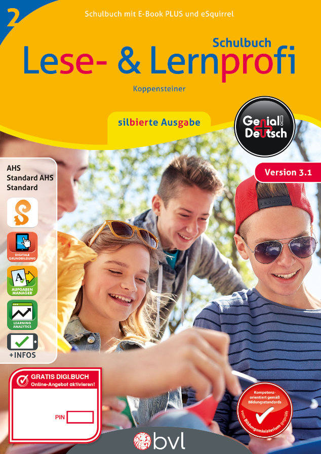 Genial! Deutsch 2 - Lese- und Lernprofi IKT - Version 3.1: Schulbuch silbierte Ausgabe