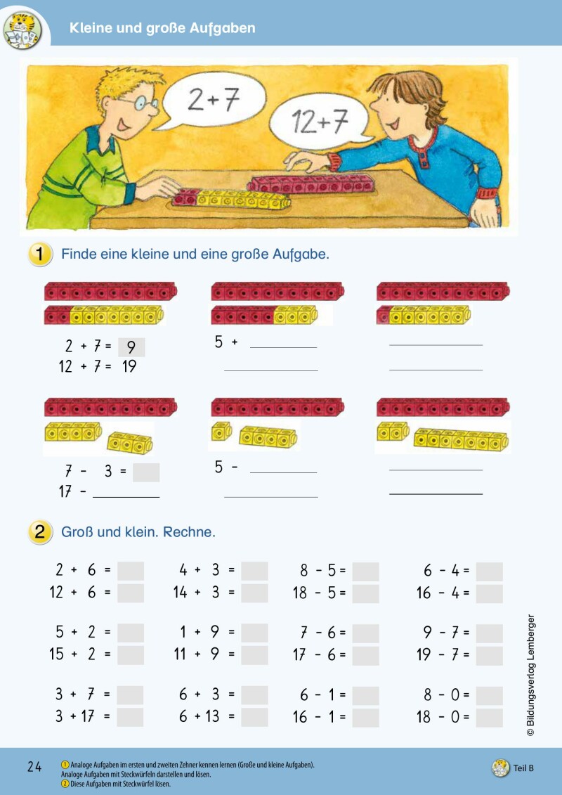 Mathetiger 1 NEU – Schulbuch Teil B (für das 2. Semester) – Classic