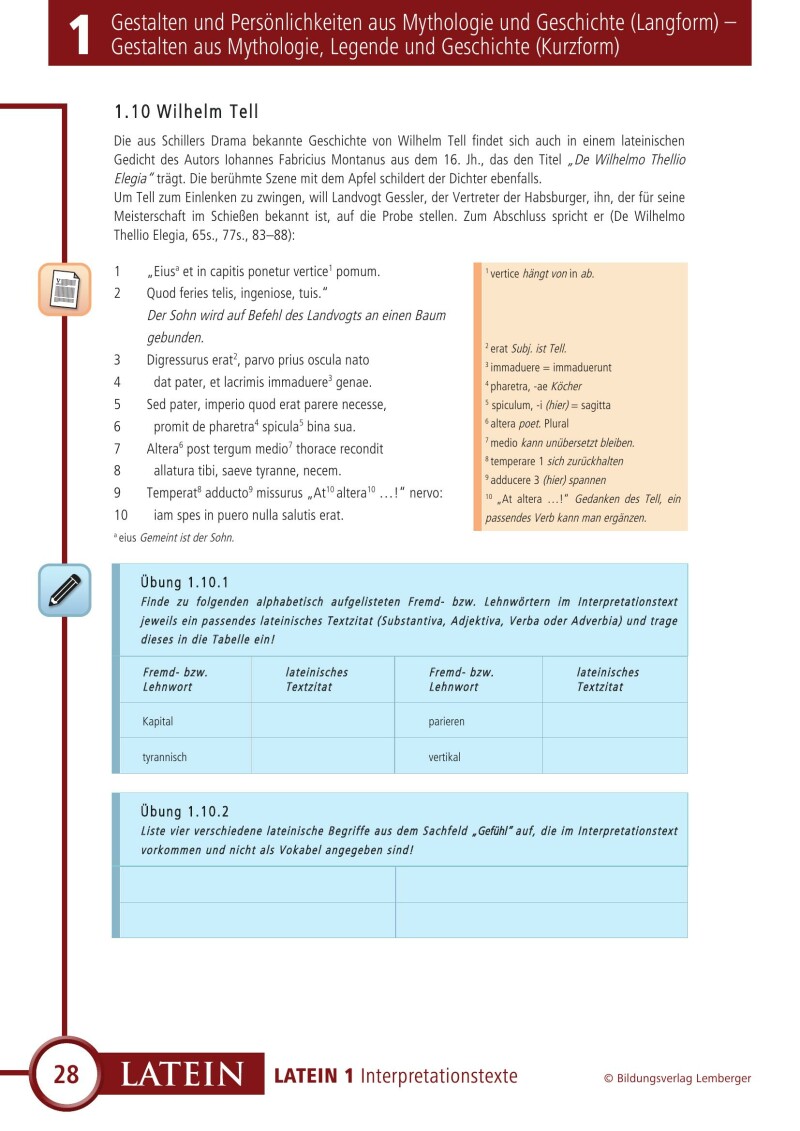 Vitae / Interpretationstexte 1