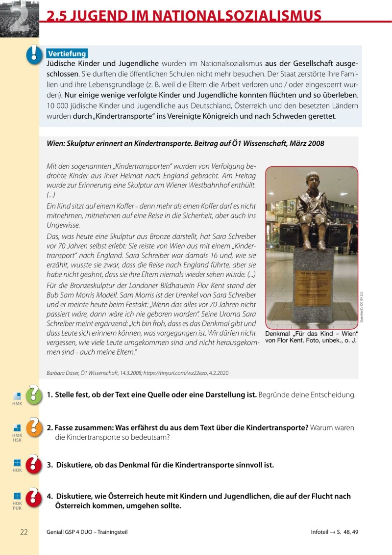 Genial! DUO Geschichte 4 - Trainings-Teil