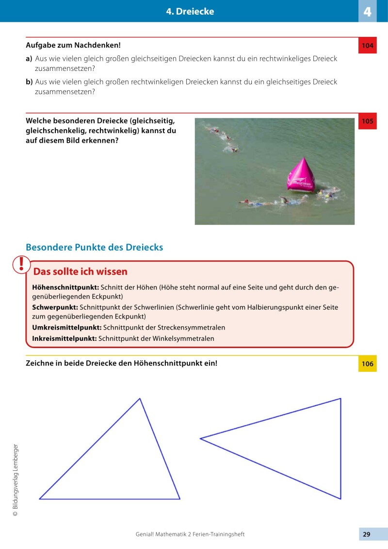 Genial! Mathematik 2 - Ich kann's!: Ferien-Trainings-Heft