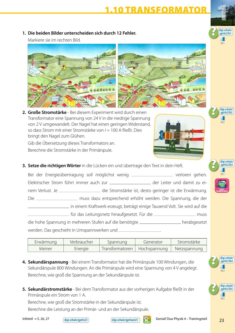 Genial! DUO Physik 4 - Trainings-Teil