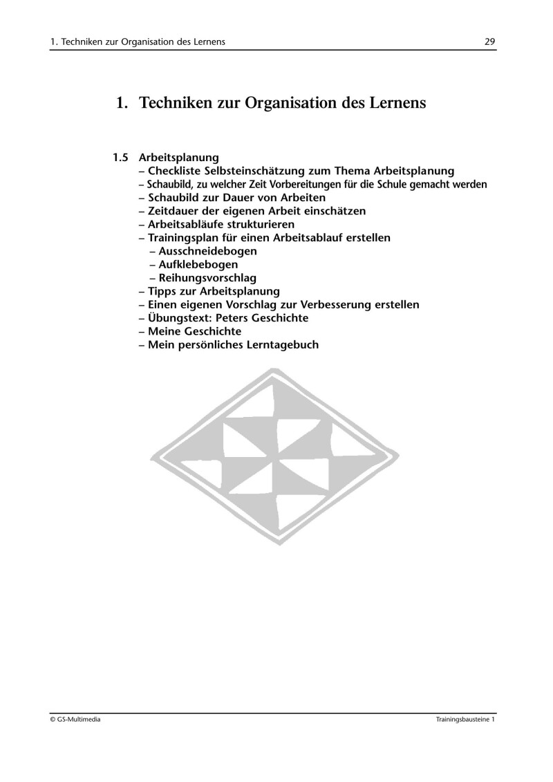 Kompetenz Lernen® – future training – Trainingsbausteine 1