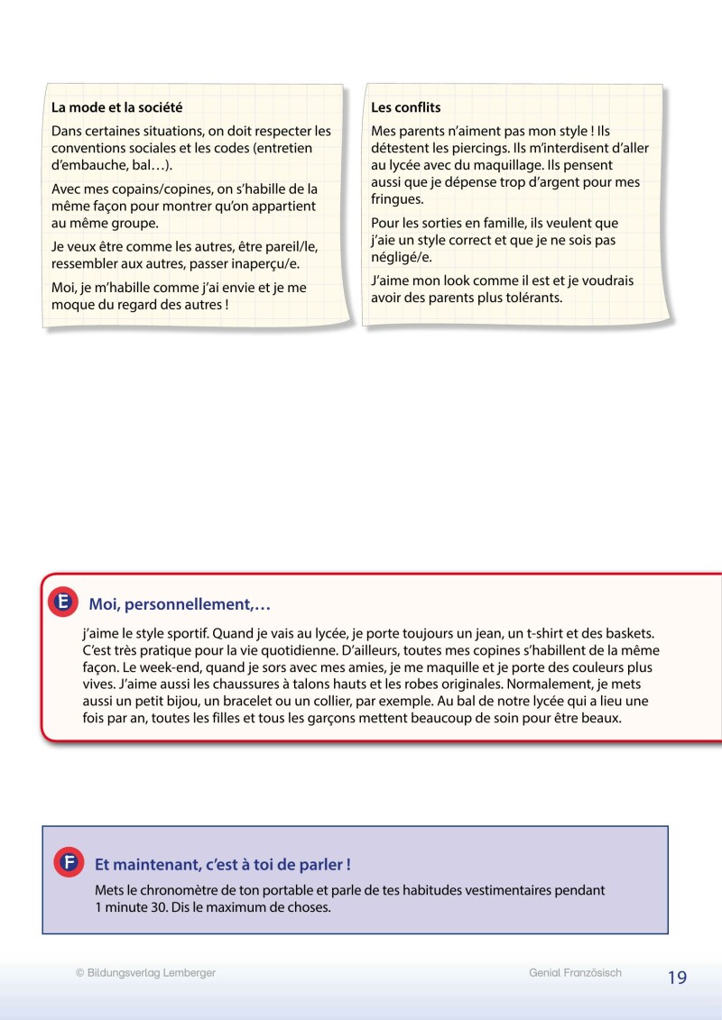 Génial, je parle français!