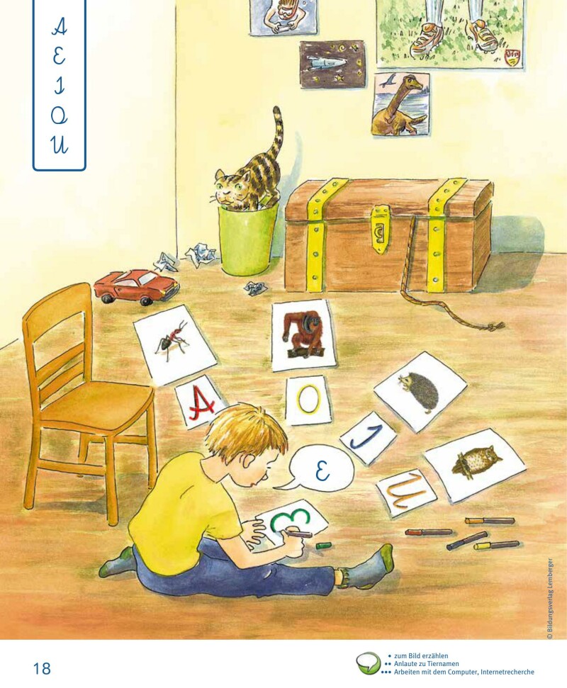 ABC der Tiere 1 – Schulbuch: Lesen in Silben – Silbenfibel Schreibschrift LP‘23 v1.1