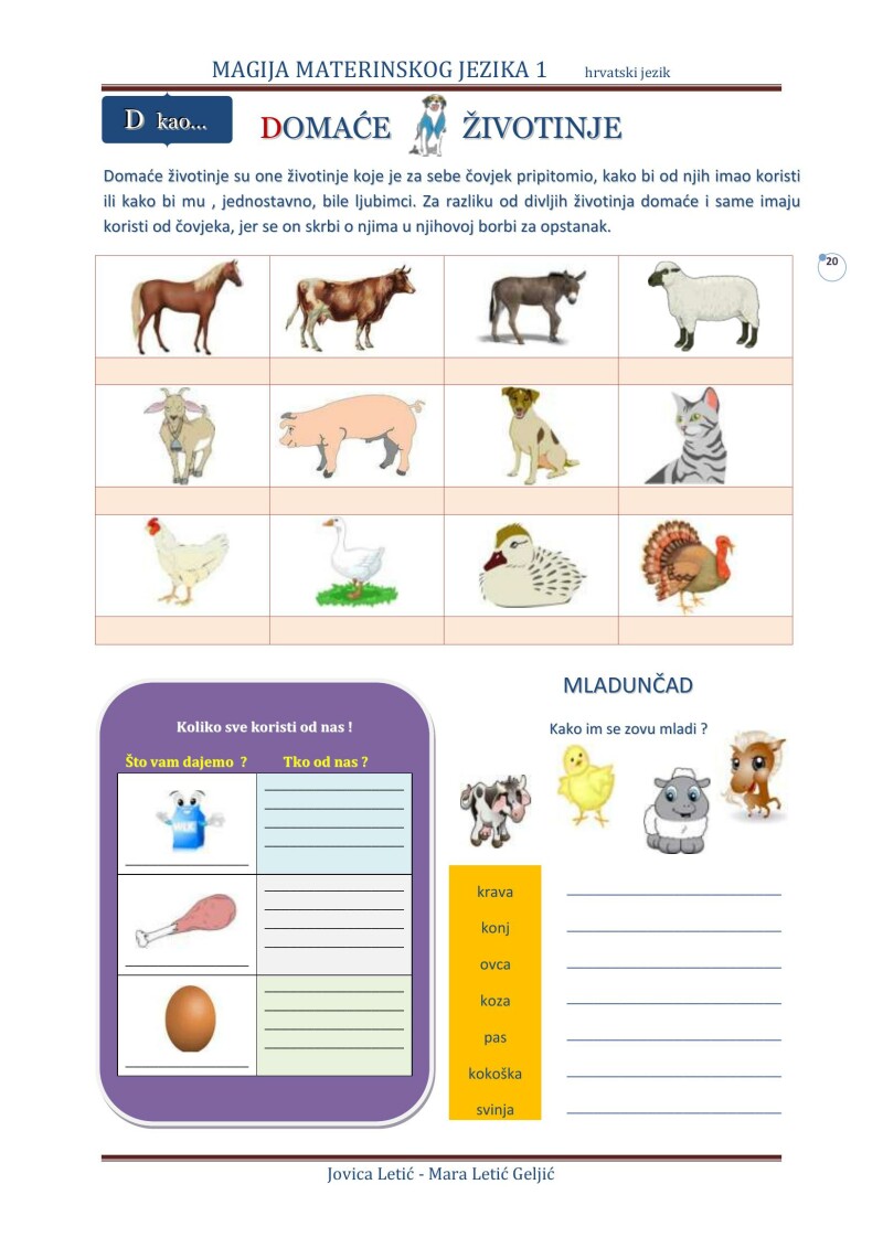 MAGIJA MATERINSKOG JEZIKA 1 hrvatski - DIE MAGIE DER MUTTERSPRACHE 1 kroatisch