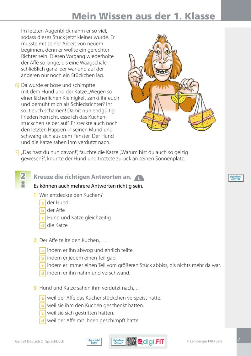 Genial! Deutsch 2 – Sprachbuch IKT LP’23 v.1.2 / Schulbuch PLUS Lizenz