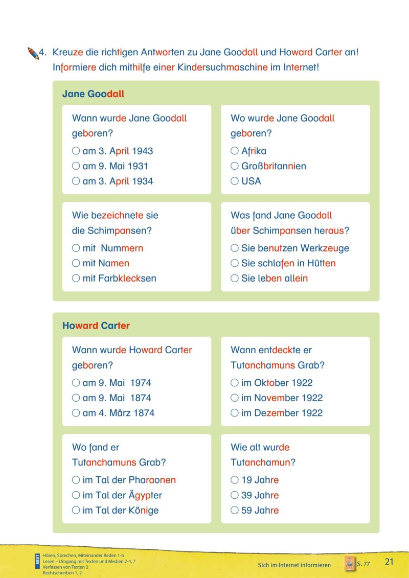 ABC der Tiere 4 - Spracharbeitsheft Kompaktausgabe Teil B