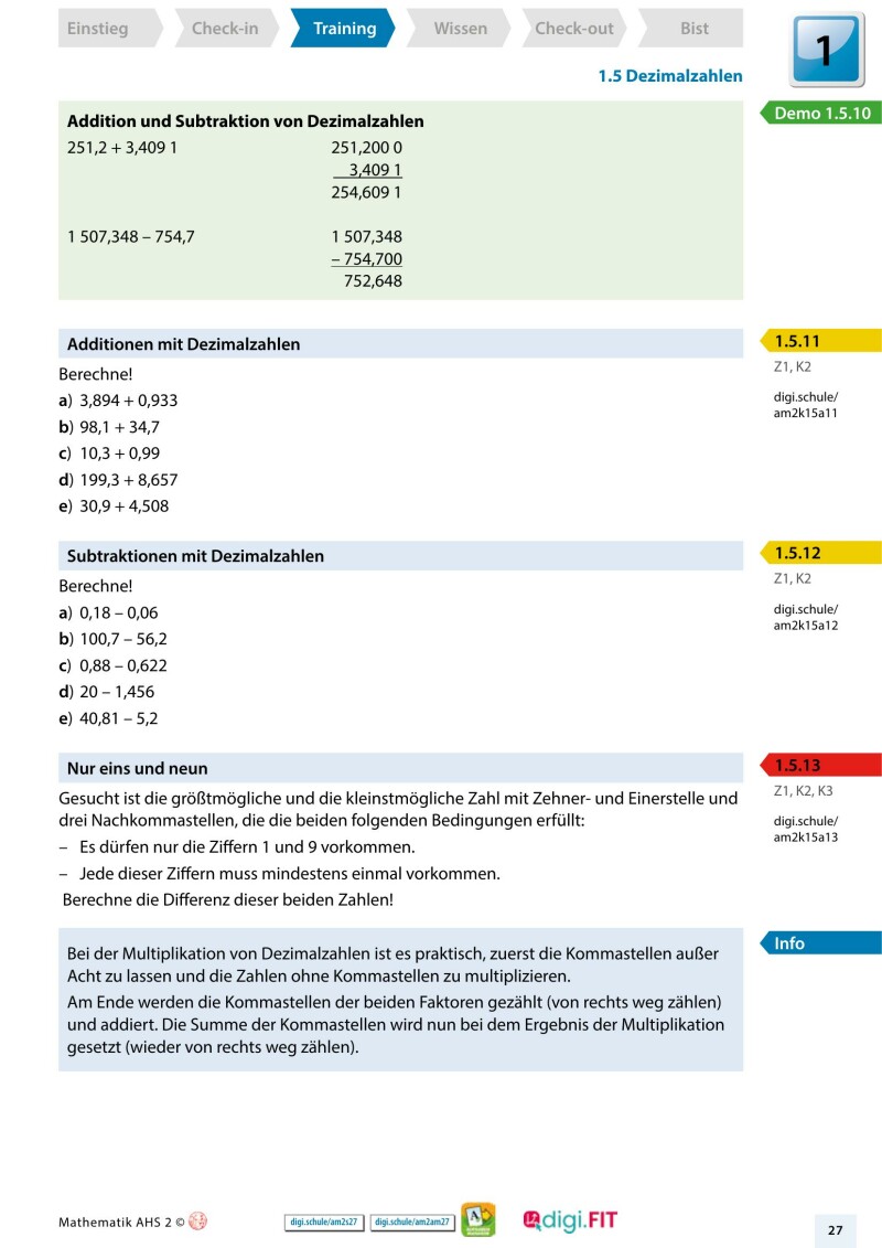 Mathematik AHS 2 – Schulbuch mit E-Book _LP 23 v.1.1