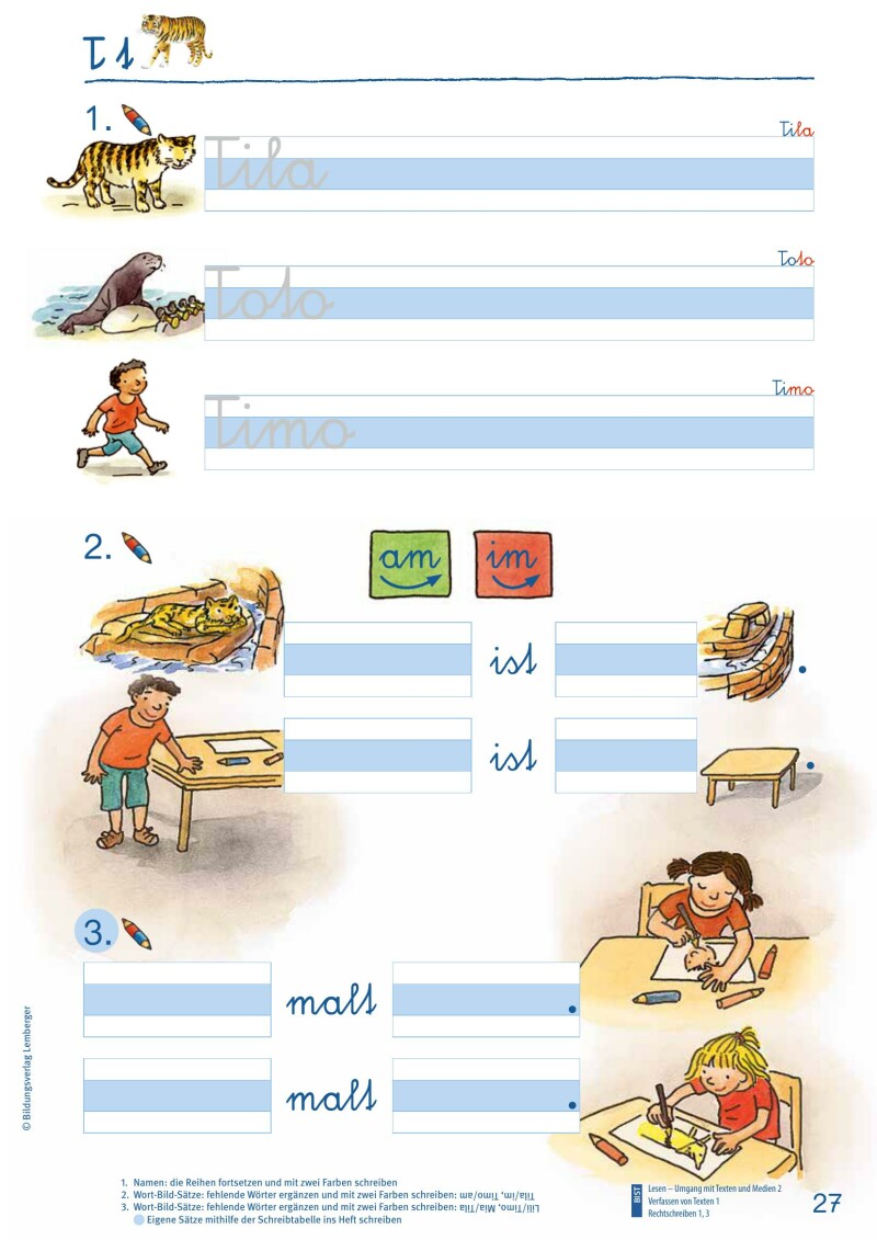 ABC der Tiere 1 – Schulbuch: Schreiblehrgang Schreibschrift LP’23 v1.1