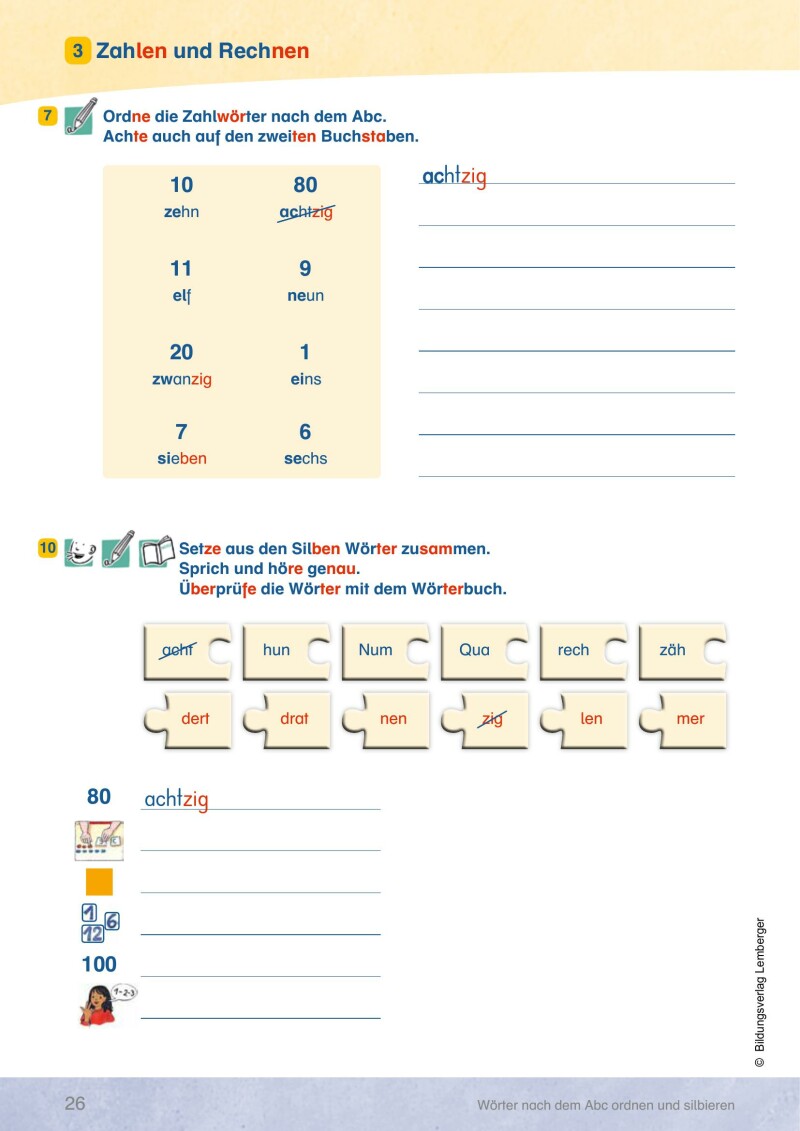 INDIGO - Silben-Themen-Wörterbuch: Arbeitsheft 1 - Deutsch als Zweitsprache