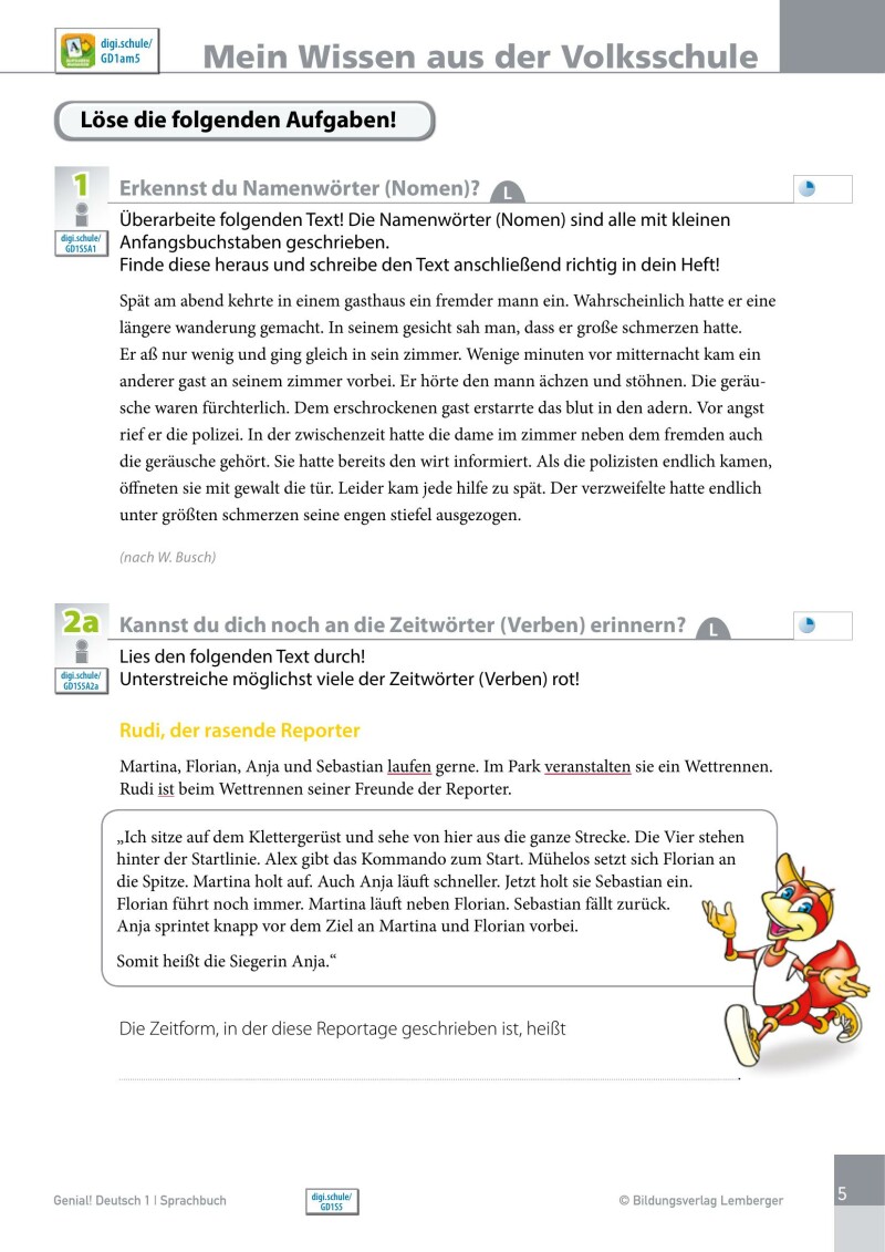 Genial! Deutsch 1 – Sprachbuch IKT / Schulbuch – Classic
