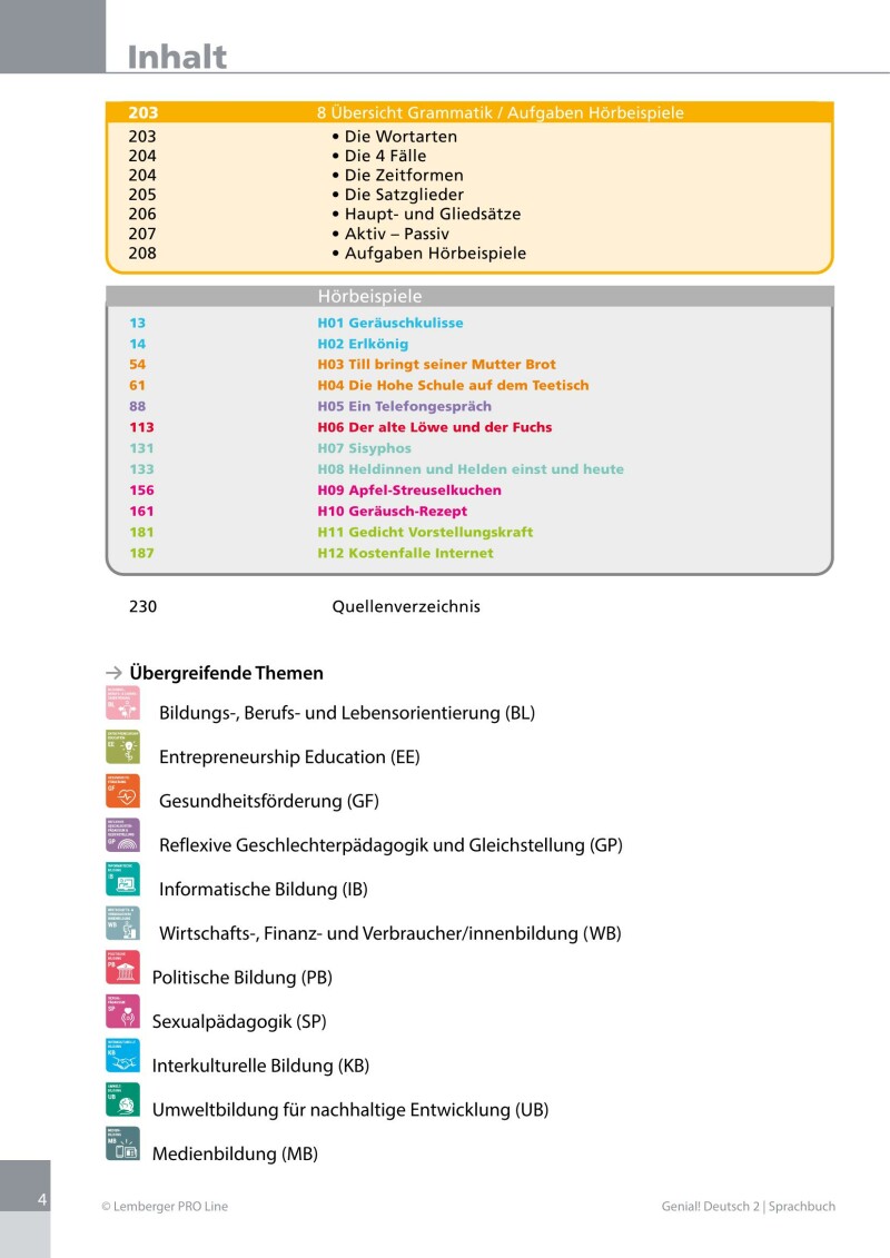 Genial! Deutsch 2 – Sprachbuch IKT LP’23 v1.2_Schulbuch mit Gratis E-Book; mit Audio-Files; mit digbi / PLUS-Versionen mit der Vollversion eSquirrel