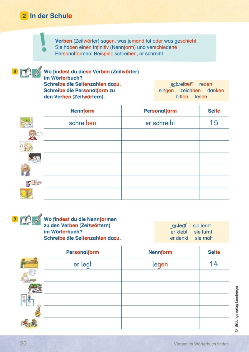 INDIGO - DaZ-Silben-Themen-Wörterbuch: Arbeitsheft