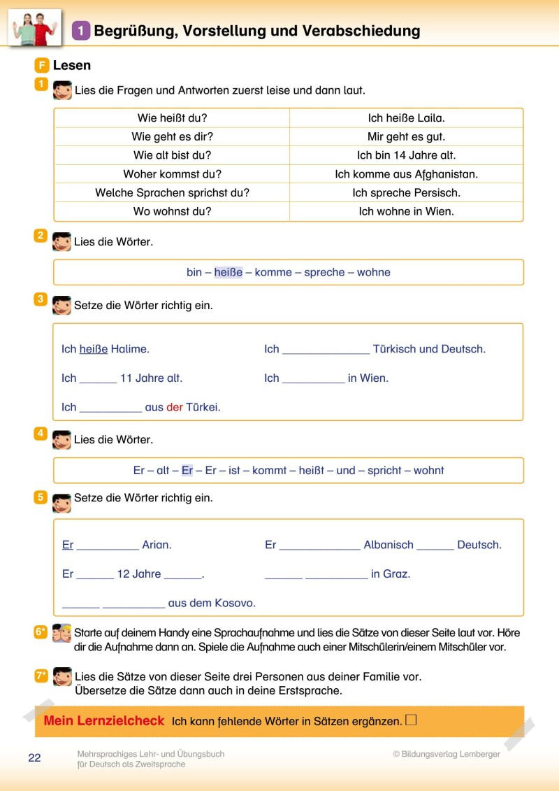 Trutnovskys sprachsensible Lernmaterialien für DaZ - Mehrsprachiges Schulbuch für Deutsch als Zweitsprache