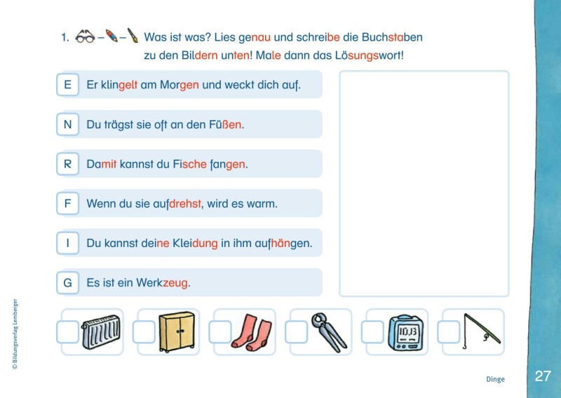 ABC der Tiere 2 - lesen - verstehen - malen