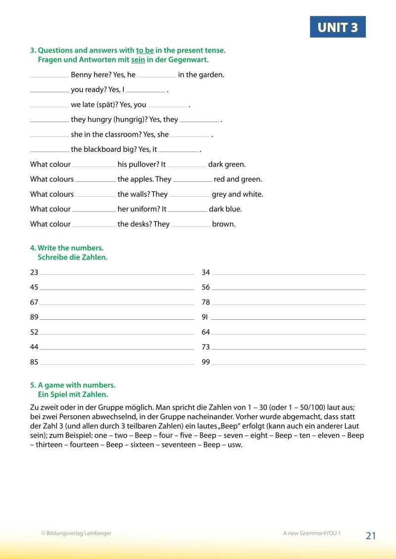 Modern English – A new Grammar4YOU_Band 1 (A1/A2) / mit allen Lösungen