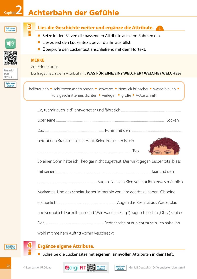 Genial! Deutsch 3 – Sprachbuch IKT LP’23 v.1.1 / Differenzierter Übungsteil